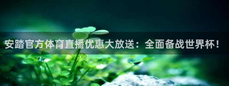 安踏官方体育直播优惠大放送：全面备战世界杯！