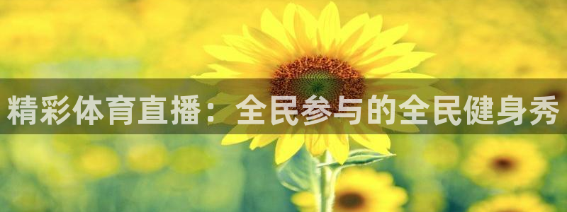 精彩体育直播：全民参与的全民健身秀