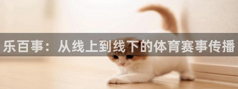 乐百事：从线上到线下的体育赛事传播