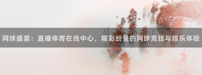 网球盛宴：直播体育在线中心，精彩纷呈的网球竞技与娱乐体验