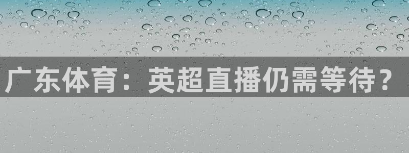 广东体育：英超直播仍需等待？