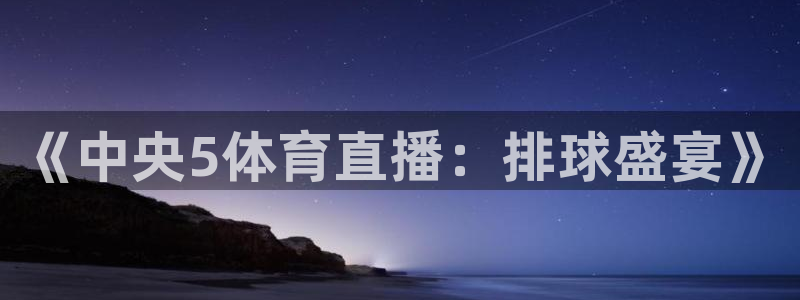 《中央5体育直播：排球盛宴》