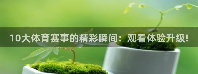 10大体育赛事的精彩瞬间：观看体验升级!
