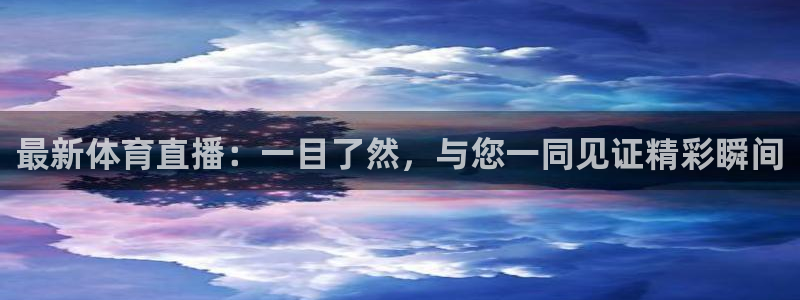 最新体育直播：一目了然，与您一同见证精彩瞬间