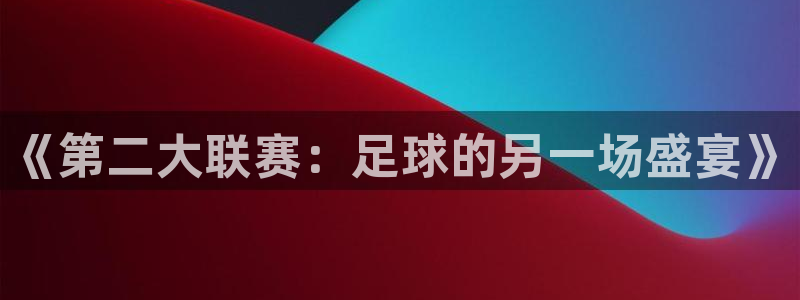 《第二大联赛：足球的另一场盛宴》