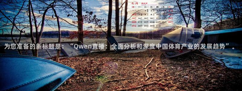 为您准备的新标题是：“Qwen直播：全面分析和深度中国体育产业的发展趋势”。