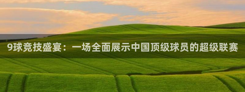 9球竞技盛宴：一场全面展示中国顶级球员的超级联赛