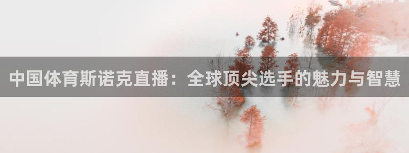 中国体育斯诺克直播：全球顶尖选手的魅力与智慧