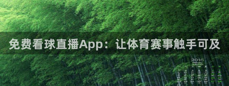 免费看球直播App：让体育赛事触手可及
